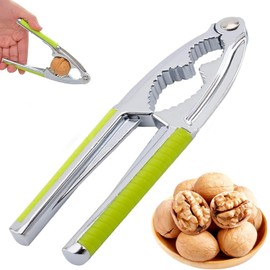 QckZee Nutcracker, High-Quality Nutcracker for Walnuts and Hazelnuts, Ergonomic Handle for Easy Cracking, Ideal for Household and Kitchen, Robust and Durable