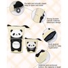 Xespis Pencil Case with Zip, Telescopic Pencil Case, panda, pencil