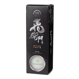 TOBIEMON Fluorescent Matte Color Golf Balls, 1 Dozen (12 Bulbs) of Certified R&A Balls, Visibility, Hiemon (White)