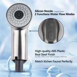 Pull-Out Spray Wand for Grohe Parts 46298IE0 / 46312IE0, Replacement for Grohe Pull Out Kitchen Faucet Parts, Chrome