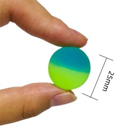 ZUJIACUN 30Pcs Bouncy Balls, Color Bouncy Ball Bulk for Party Favors, Prizes, Birthdays Gift,Carnival Prizes (25mm)