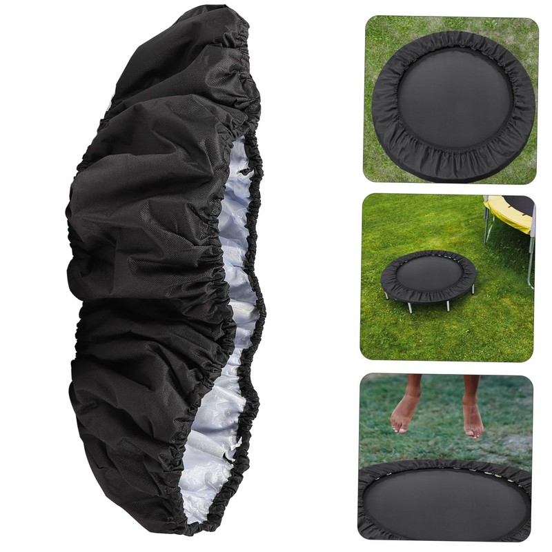 Totority 1 PC Trampoline Protector Cover Durable Black Sponge Edge