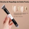 MAANGE Set de 4 Brochas de Maquillaje de Doble Punta