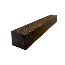 Exotic Wood Zone1-1/2 x 1-1/2" x 18" Black Palm Turning Wood Blanks (5 pcs) - Premium Kiln-Dried Exotic Wood and Raw Lumber for Sustainable Woodworking, Woodcraft, and Lathe Projects