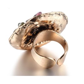 Undisclosed Adjustable Statement Fashion Ring One Size