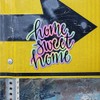 Holographic Decal Stickers of Home Sweet Home Premium Waterproof Vinyl