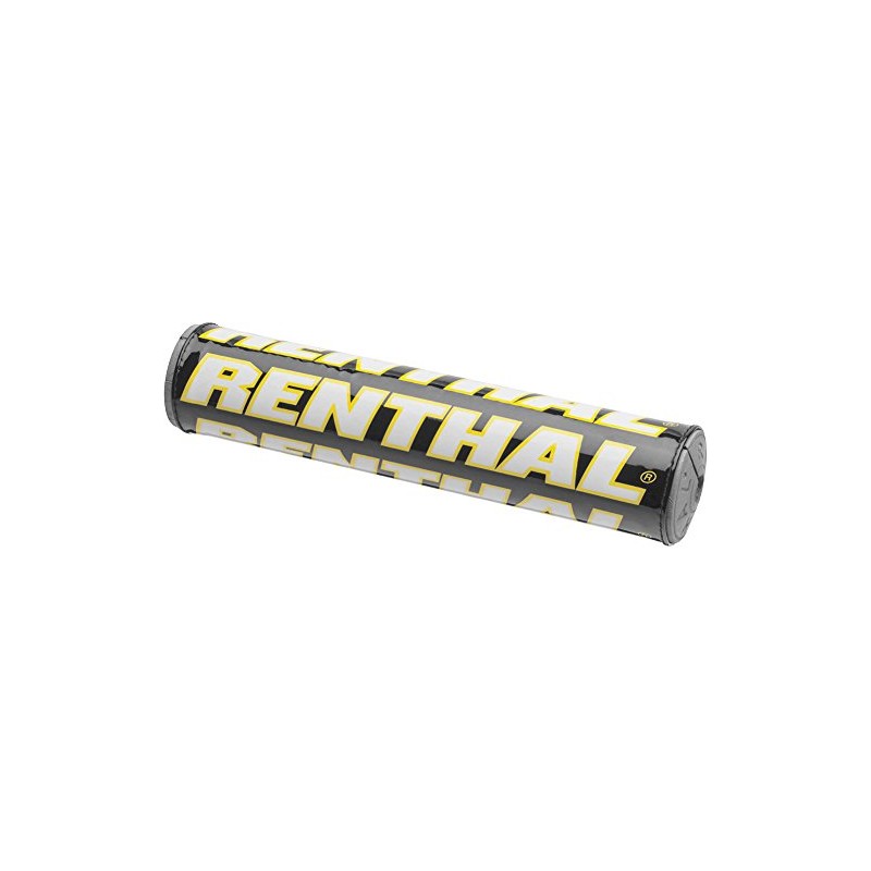 Renthal SX/240mm Team Edition Bar Pad - Black/White/Yellow - Dirt