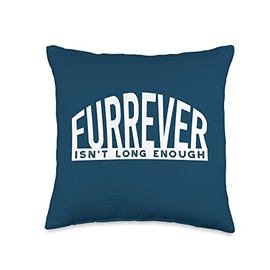 Funny Dog Walking Phrase, Fur Baby, Dog Walker Throw Pillow