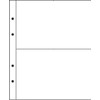 ak-schwarzmann Banknote Sleeves A4 with 2 Pockets 215 mm Width x 145 mm Height (10 Sheets)