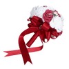 Artificial Wedding Bouquet Simulation Bridal Holding Flower Decoration Wedding SuppliesWine