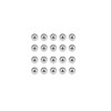 sourcing map Precision Balls 3/16" Solid Chrome Steel G25 for