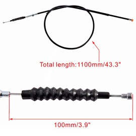 WOOSTAR 43.3" Clutch Cable Replacement for 50cc 70cc 90cc 110cc 125cc 150cc Dirt Pit Bike