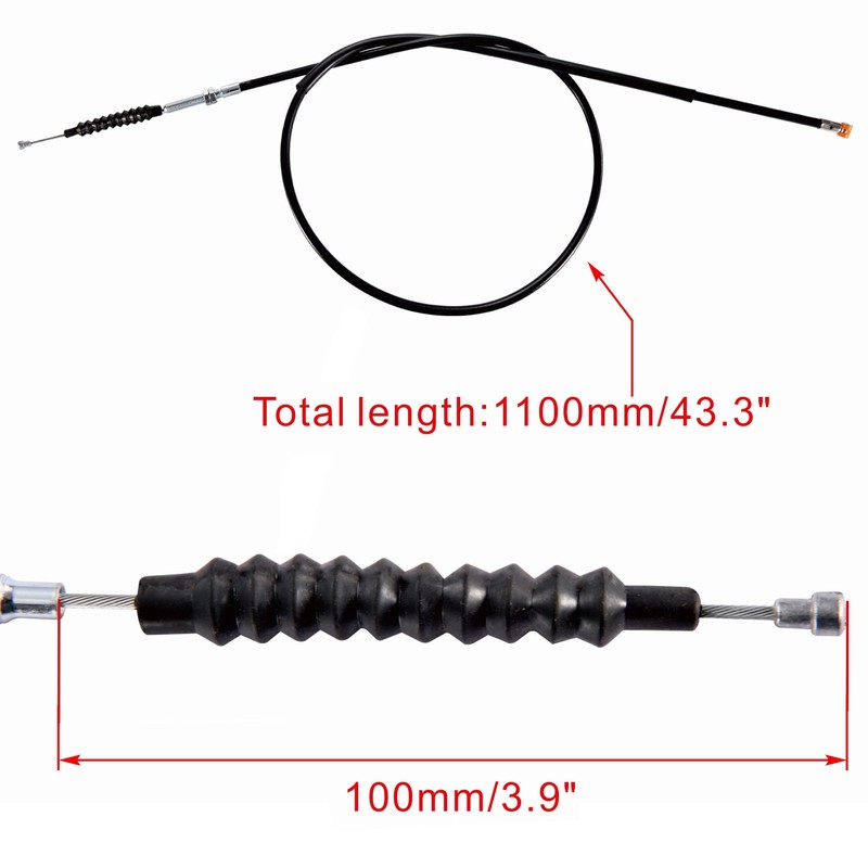 WOOSTAR 43.3" Clutch Cable Replacement for 50cc 70cc 90cc 110cc
