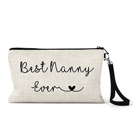 Nanny Gifts, Nanny Makeup Bag, Gift for Nan, Nanny Birthday Gift, Gift for Nanny, Best Nanny Ever, Gift for Her