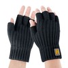 Fingerless Gloves Men - Winter Warm Gloves Half Finger Gloves