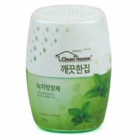 Green tea scented clean house air freshener 200g house odor car air freshener 3ea