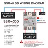 SSR-40DD Solid State Relay 40A DC to DC Input 3-32V