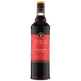 Liber & Co. Raspberry Syrup for Drinks - Cocktails, Coffee, & Soda Flavoring - Makes 50 Drinks - Real Raspberry Simple Syrup - Liber & Co. (25.4 oz)