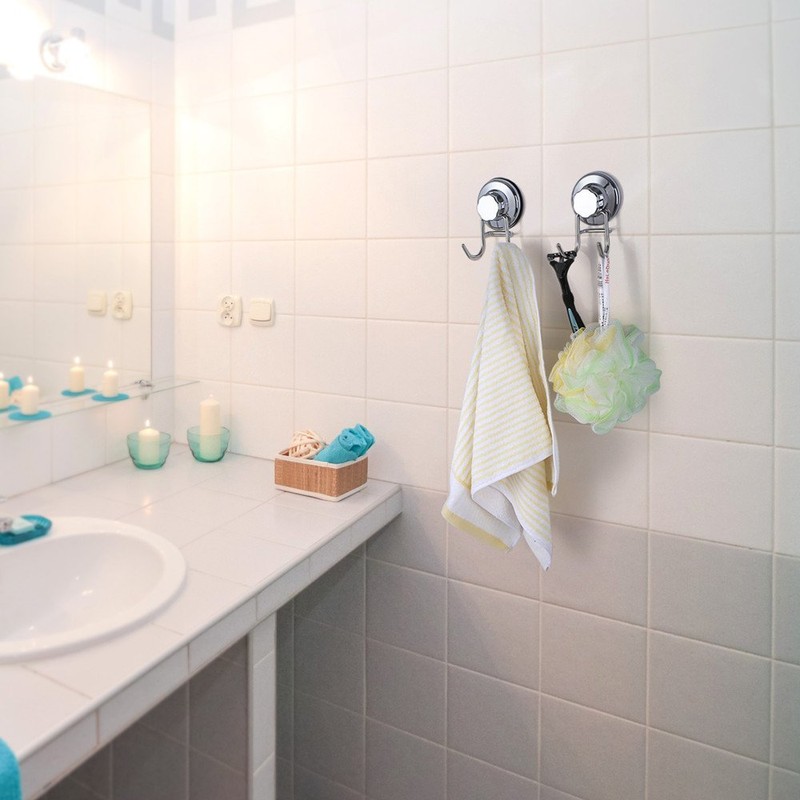 SANNO Vacumn Hooks Suction Cups for Flat Smooth Wall Surface