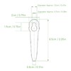 10 Pcs Lawn Mower Metal Blade Replacement Mowing Blade for