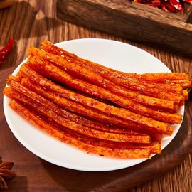 XCVFDVOR latiao spicy strips - 102g 4-pack the ultimate la tiao experience for spicy food lovers (4 packs)