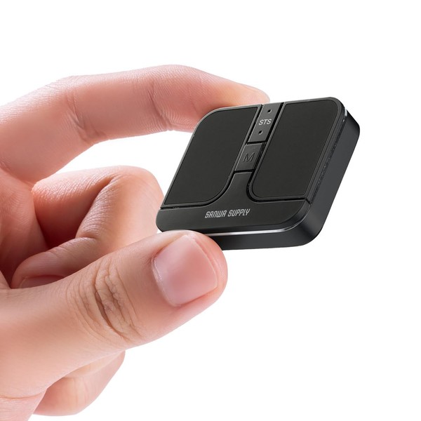 Sanwa Direct 400-MAWB216BK Bluetooth Mouse, Ultra Small, Ultra-Thin, Wireless, Quiet,