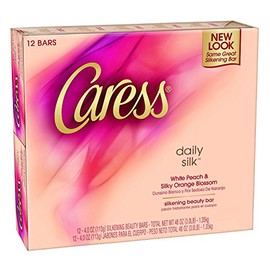 Caress Nature's Daily Silk Beauty Bar Soap - 12/4oz by Caress