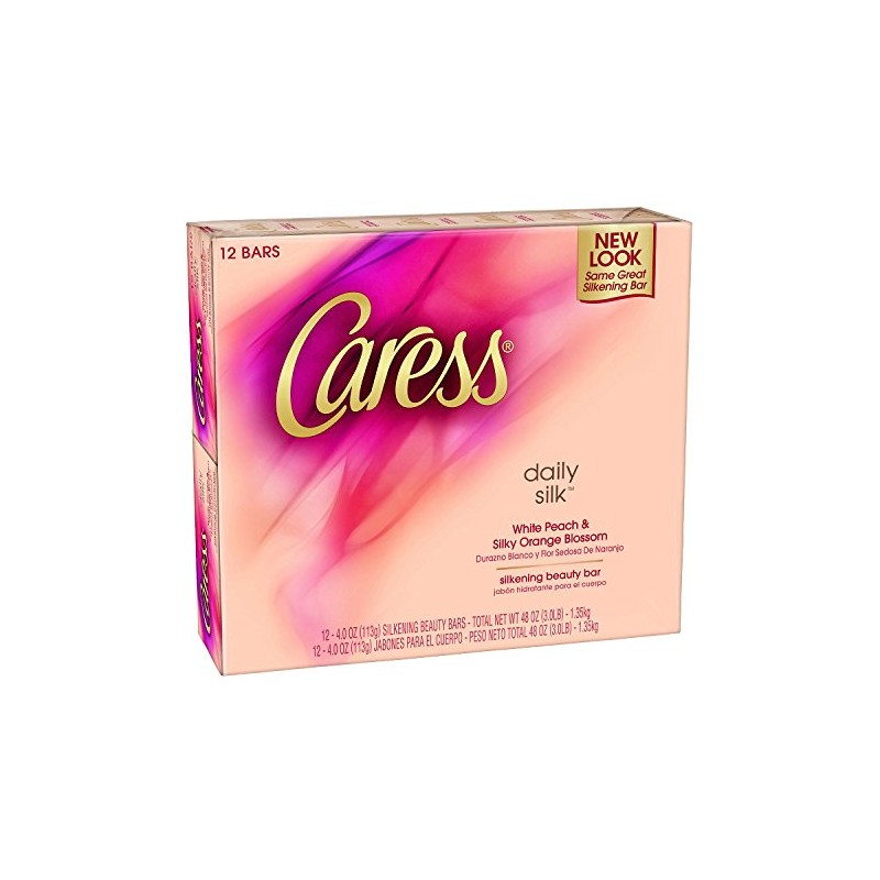 Caress Nature's Daily Silk Beauty Bar Soap - 12/4oz by