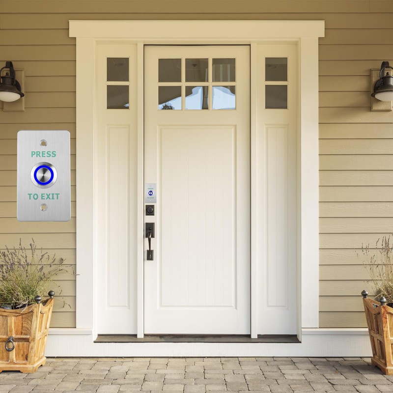 BFLCTGCF IP68 Waterproof Exit Button NO&NC &COM with LED Door