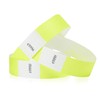 WristCo Neon Yellow 3/4" Tyvek Wristbands - 1000 Pack Paper