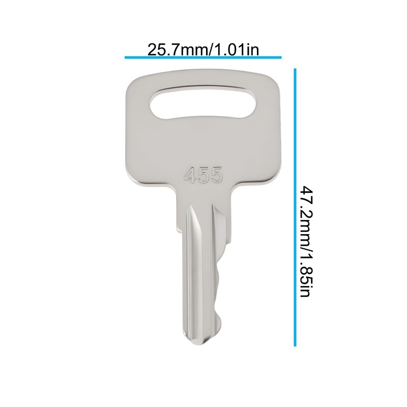 LT Easiyl 10pcs 455 Construction Machinery Key Compatible with Skyjack