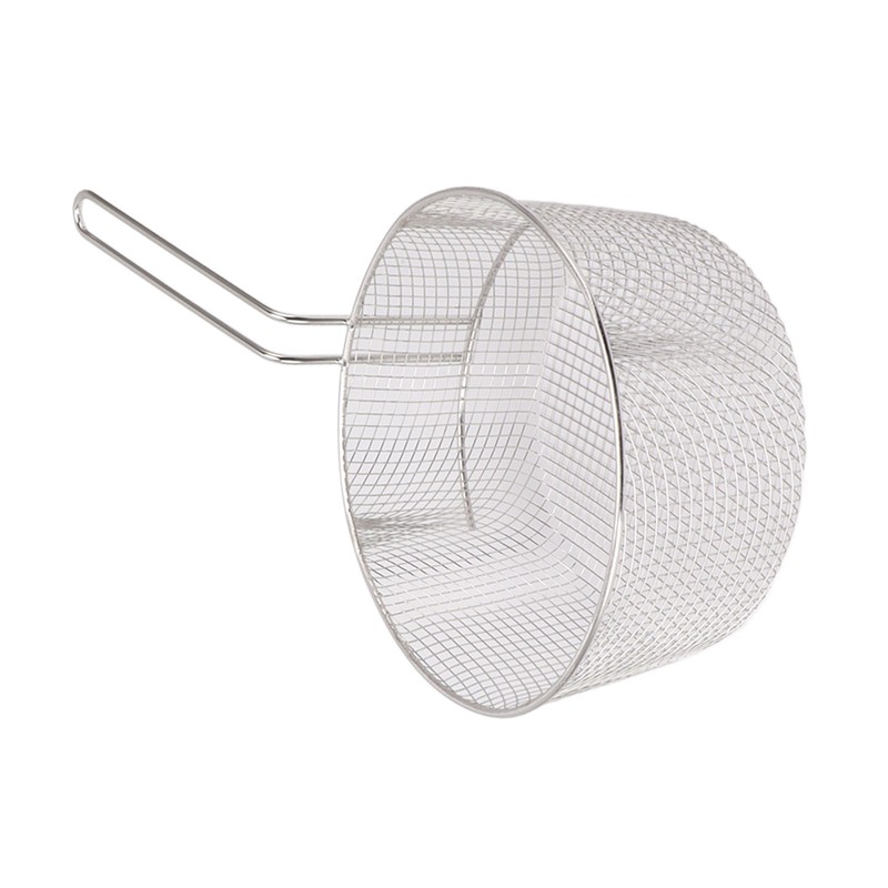 Frying Basket Stainless Steel Long Handle Reusable Rust Resistant Fry