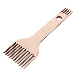 Hohopeti Portable Weaving Tool Double-Ended Loom Comb for Handcrafts Tapestry Weaving and DIY Projects Beginners and Experts Lightweight Versatile Design