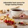 Chef’n SweetSpot Fondue Set, Adjustable Tea Light Candle-Powered Fondue Pot