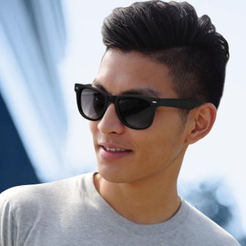 Duduma Polarized Sunglasses UV400 Protection Classic Designer Fashion Sun Glasses for Men Women(3306Black)