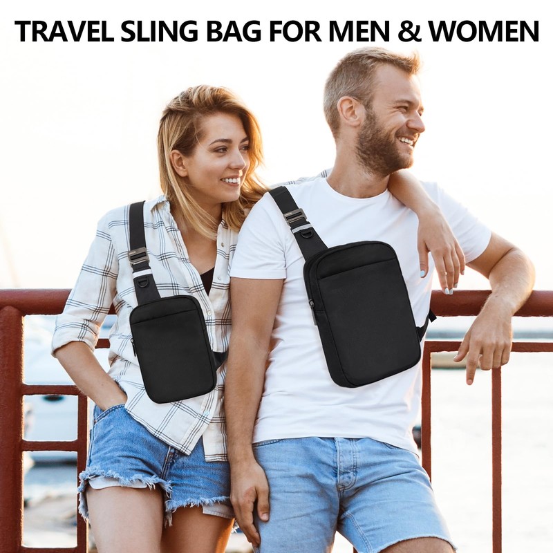 OSOCE Small Sling Bag for Men and Women with RFID