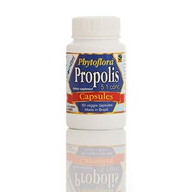 PHYTOFLORA Brazilian Green BEE Propolis Veggie Capsules 5 by 1-60 Capsules