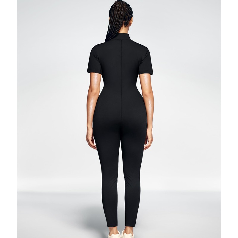 Junlan Sauna Suit Women Full Body Sauna Sweat Suit(Blue,Small)