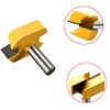 Eyech 1/2" Cleaning Bottom Router bit Carbide Cutter Woodworking Tool