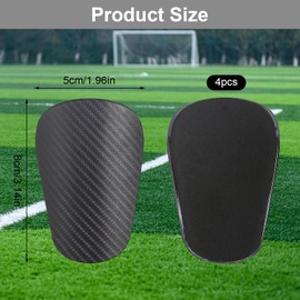 Pack of 4 Shin Pads, Mini Shin Pads, Children's Football Shin Pads, Small Shin Pads for Men, Women, Children, Boys, Girls