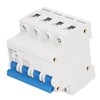 4P Miniature Circuit Breaker DIN Rail Mount Low Voltage Air
