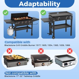 Blackstone 36 Griddle Burner Valve for Blackstone 36 Inch 1554 1863 1825 1818, Replacement for Blackstone Grill Parts Replacement Gas Valve (2 Pack)