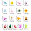 ZHIGOU 51pcs Mini Ocean Figurines Resin Ocean Small Animals Aquarium