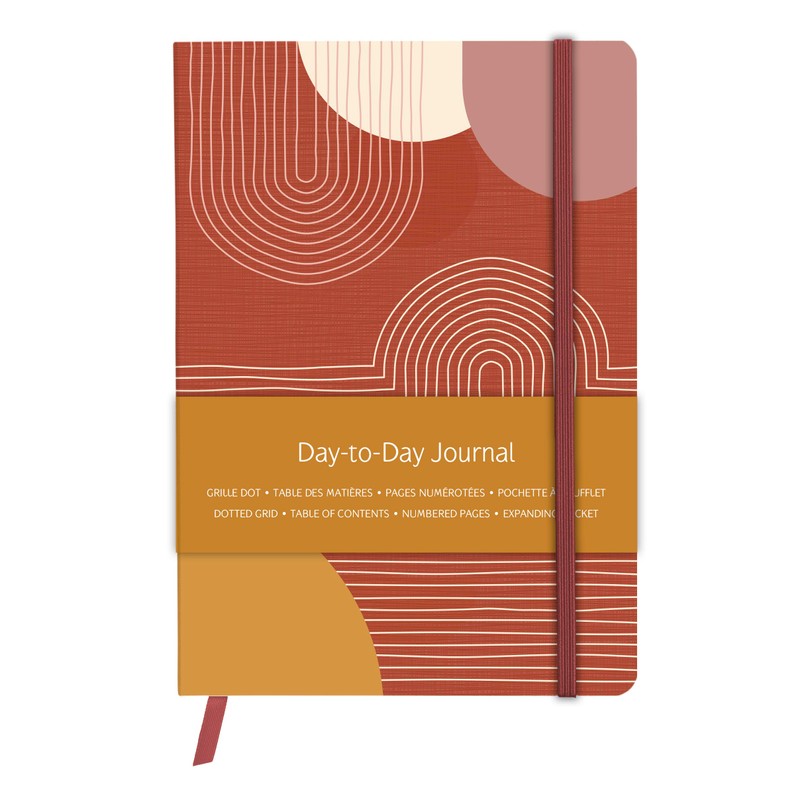 Clairefontaine 116079C DaytoDay Journal Terracotta, DIN A5 14.8 x 21