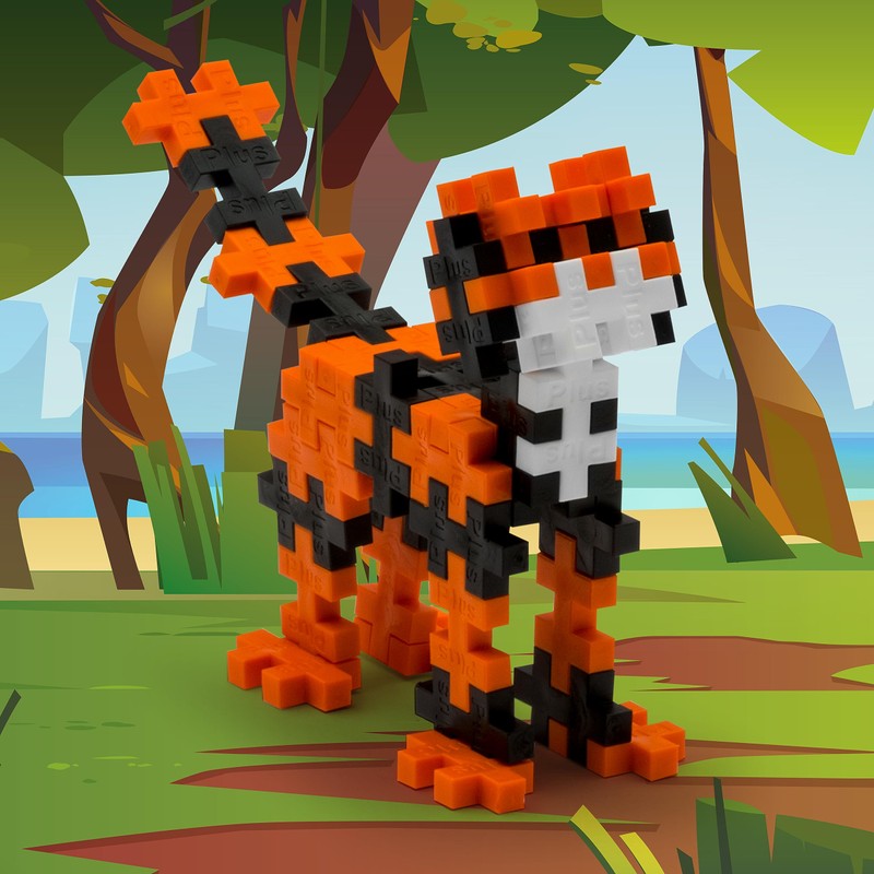 Plus Plus 3D Animal Figure Building Block Set, 70 Mini