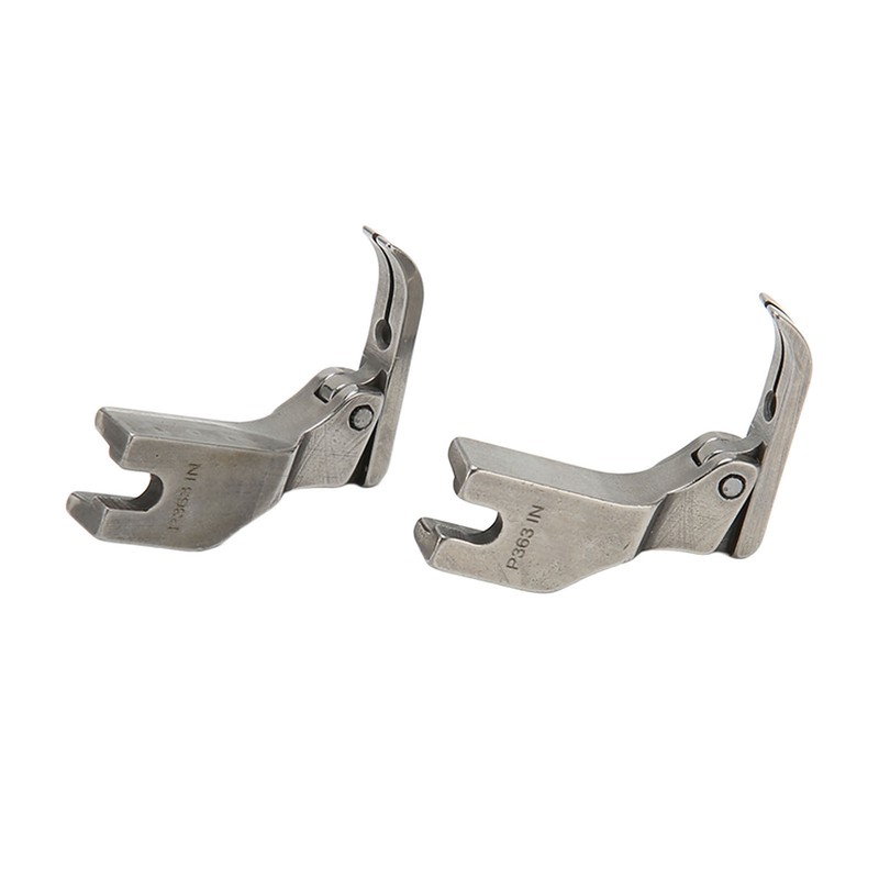 2pcs Flat Bed Sewing Machine Zipper Foot Professional Rust Prevention