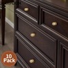 HARPOON 10 Pack Cabinet Round Knobs, Furniture Hardware Pull 1"