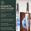 magnetic knife holder with knife sharpener