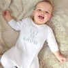Azeeda 6-12 Month 'Let It Snow' Baby Romper Jumpsuit/Sleep Suit