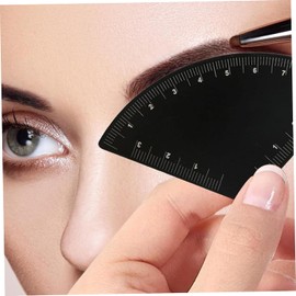 Plantillas de Cejas para Dar Forma 3 Piezas Regla de Cejas Metal y Herramienta Mapeo con Escala Medición para Simétricas Perfectas Formas Arco Abanico Triangular Decoración del H